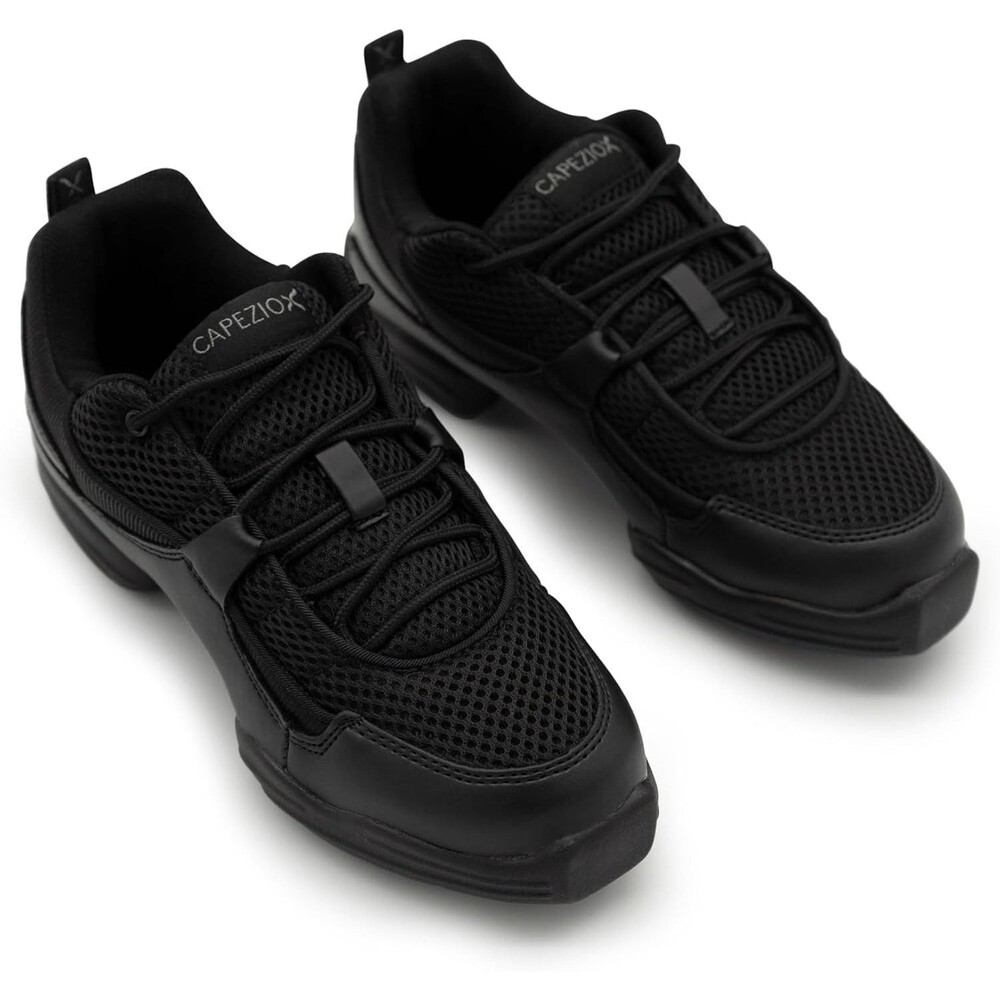 Capezio DS11 Fierce Dance Sneaker Black Women's Size 4